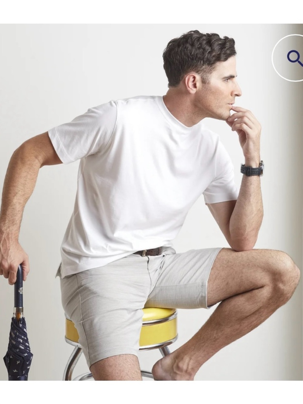 LEFT COAST TEE MEN'S LUXURY SHORT SLEEVE T-SHIRT - WHITE